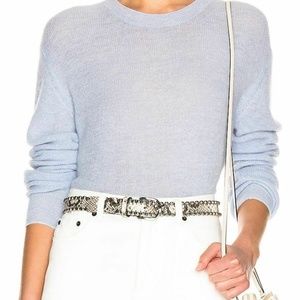 Equipment Baby Blue LS Sweater, M, NWOT